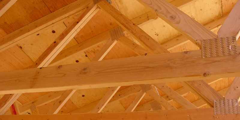 Plywood on Ceiling