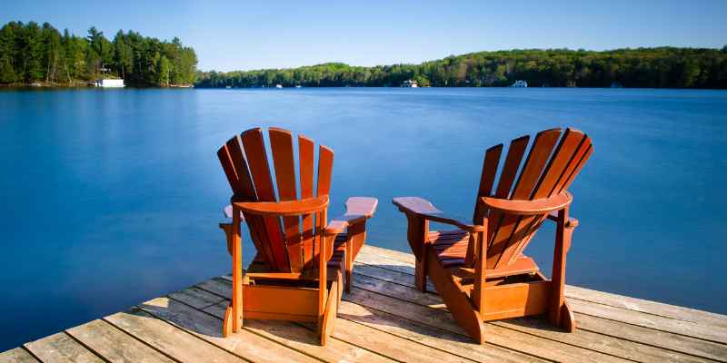 Polywood Mahogany Adirondack Chair