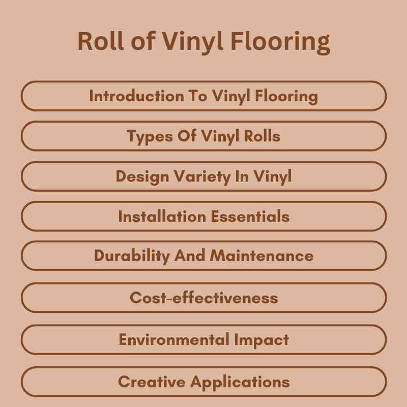 Roll of Vinyl Flooring