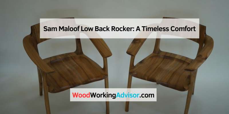 Sam Maloof Low Back Rocker