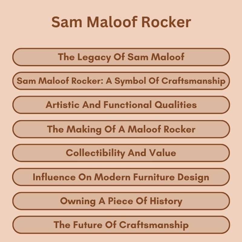 Sam Maloof Rocker