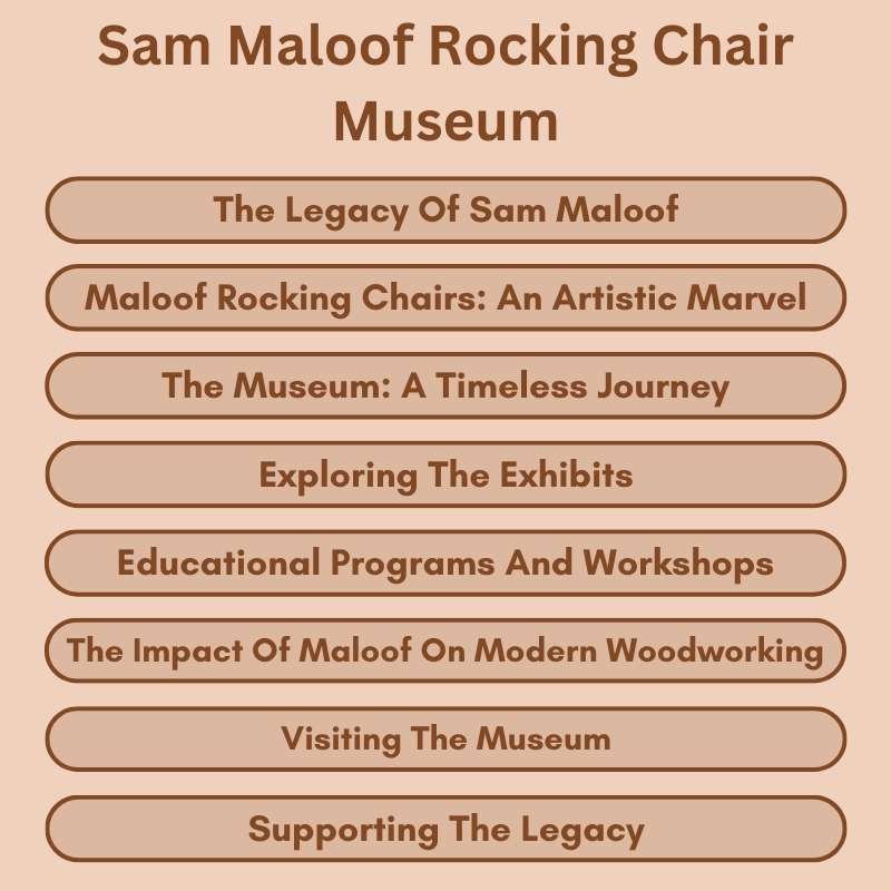 Sam Maloof Rocking Chair Museum: A Timeless Journey