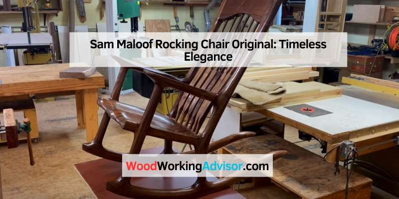 Sam Maloof Rocking Chair Original