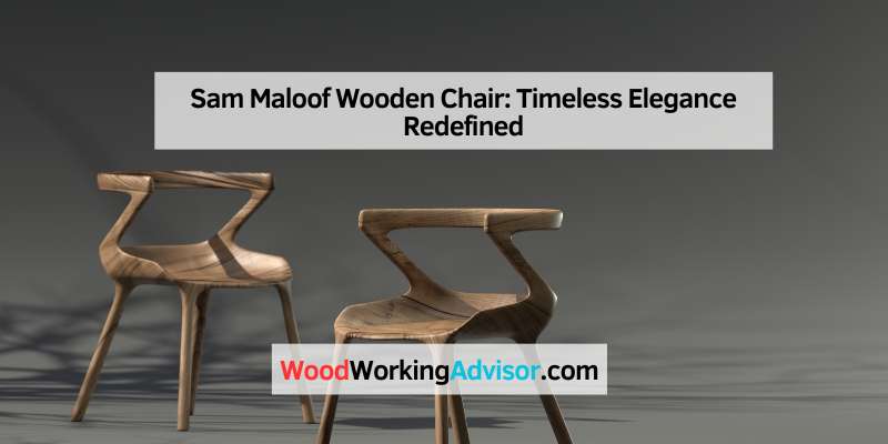 Sam Maloof Wooden Chair