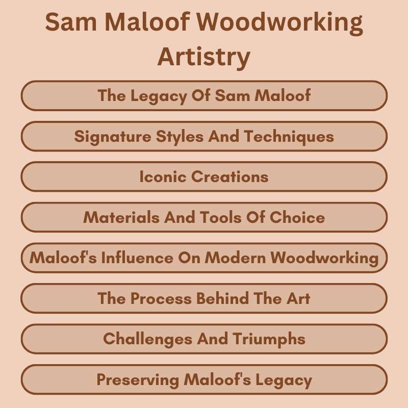 Sam Maloof Woodworking Artistry