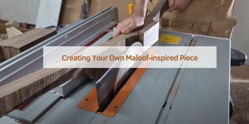 Creating Your Own Maloof-inspired Piece