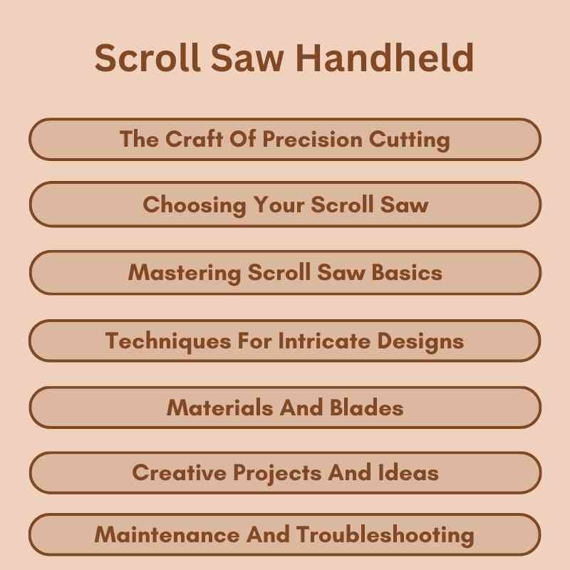 Scroll Saw Handheld