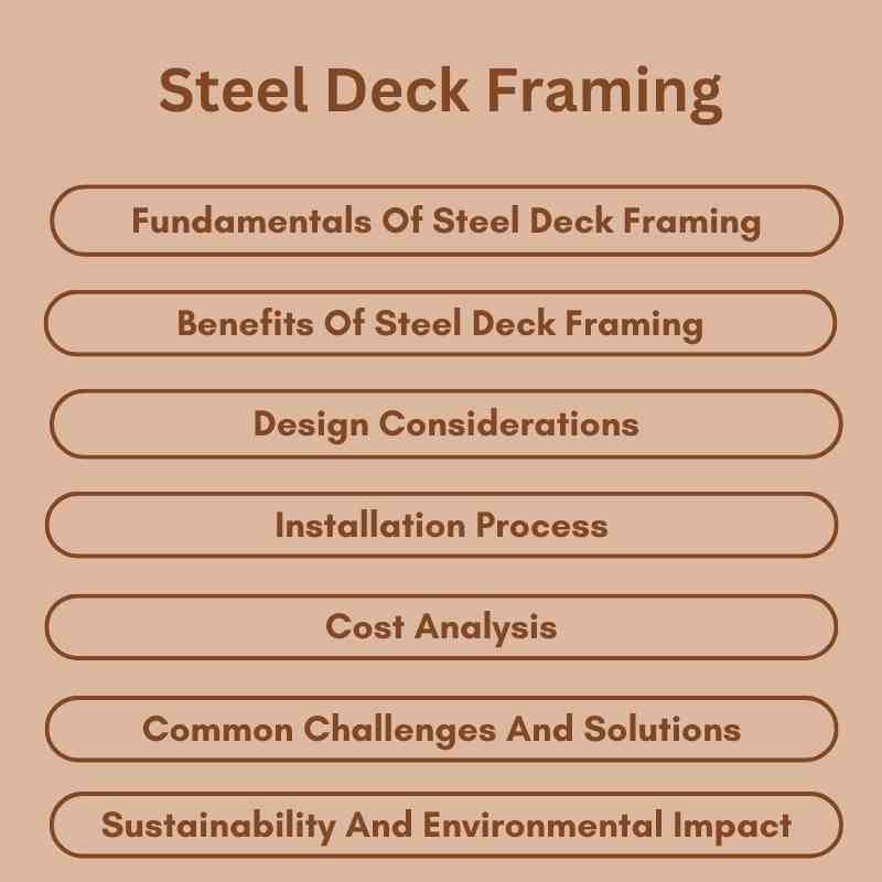 Steel Deck Framing