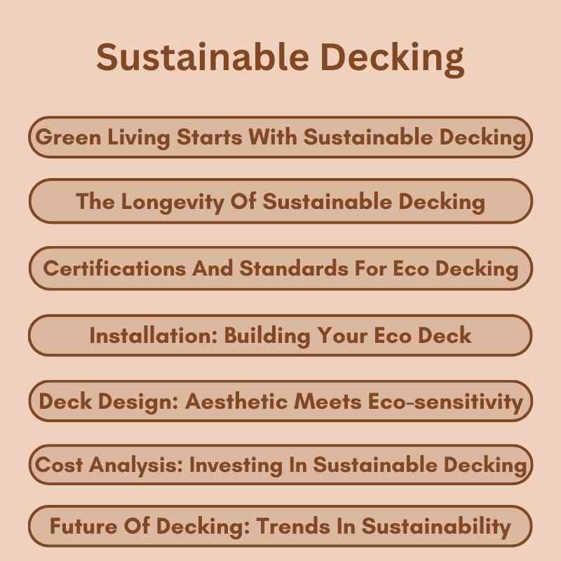Sustainable Decking