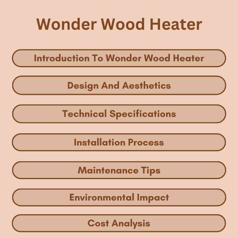 Wonder Wood Heater