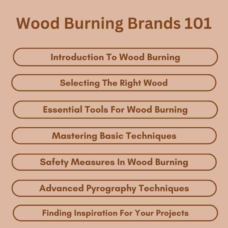 Wood Burning Brands 101