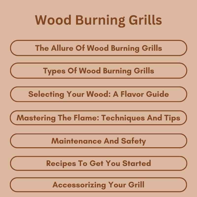 Wood Burning Grills