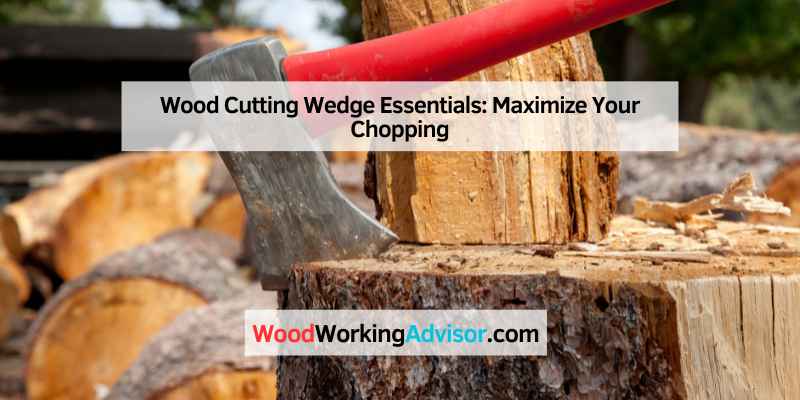 Wood Cutting Wedge Essentials