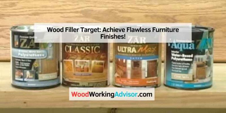 Wood Filler Target