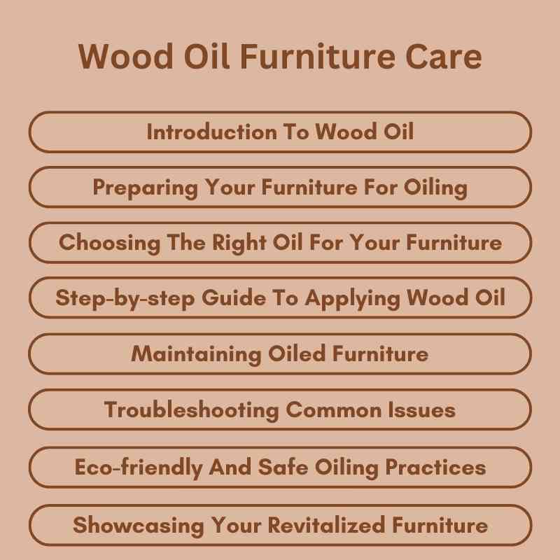 Wood Oil Furniture Care