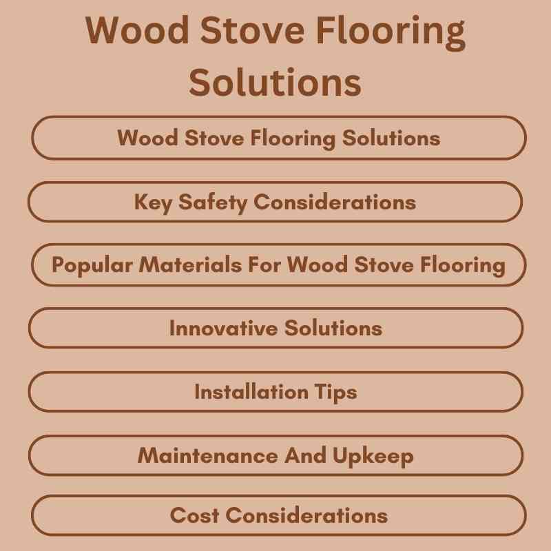 Wood Stove Flooring Solutions