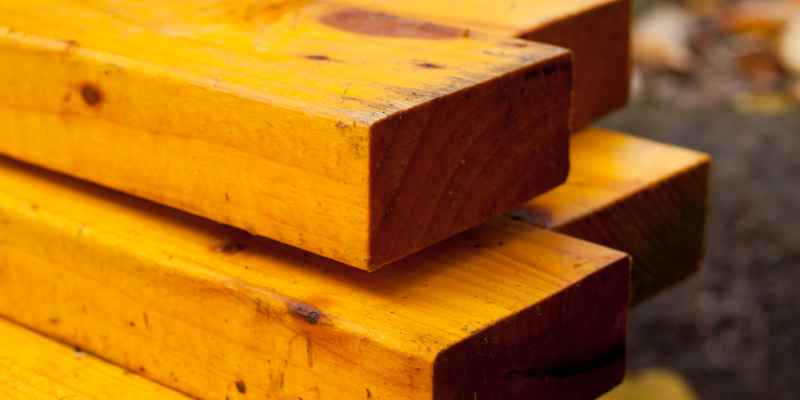 Yellow Treated Wood Safety
