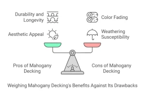 Mahogany decking pros And Cons