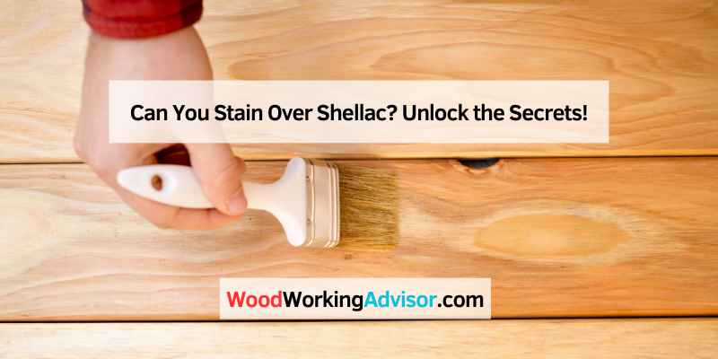 Can You Stain Over Shellac