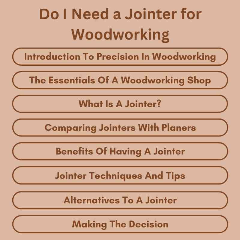 Do I Need a Jointer for Woodworking