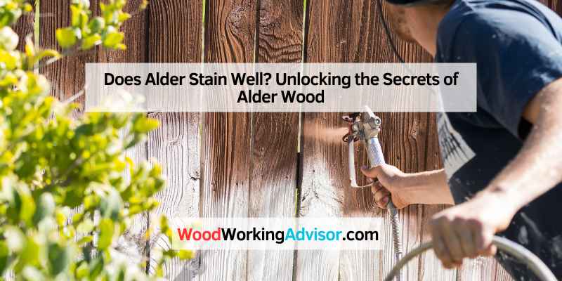 Does Alder Stain Well