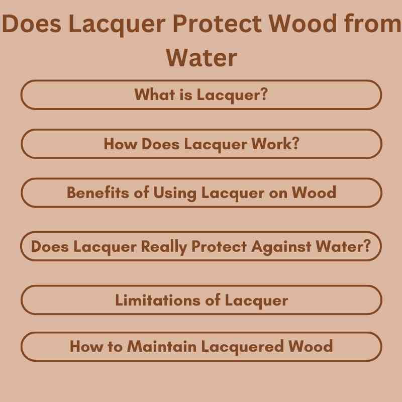 Does Lacquer Protect Wood from Water? Ultimate Guide Woodworking Advisor