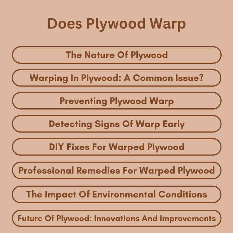 Does Plywood Warp