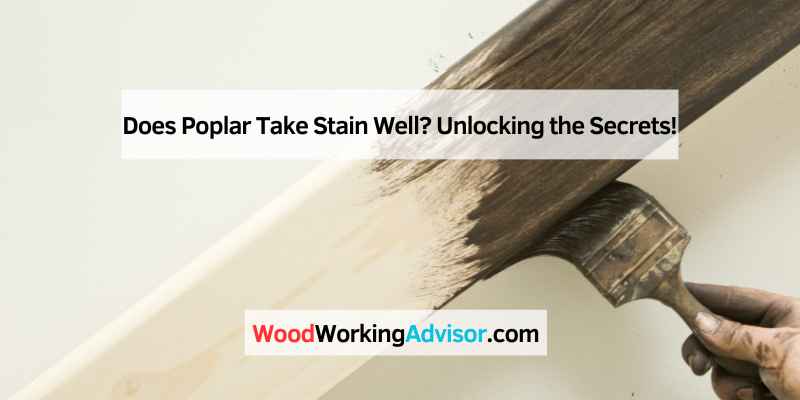 Does Poplar Take Stain Well