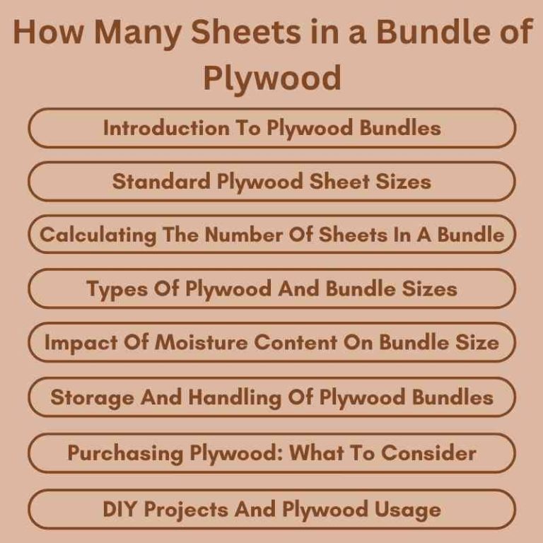 How Many Sheets in a Bundle of Plywood: Quick Guide – Woodworking Advisor
