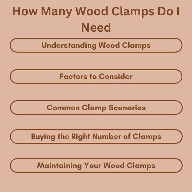 How Many Wood Clamps Do I Need? Essential Guide for Crafters