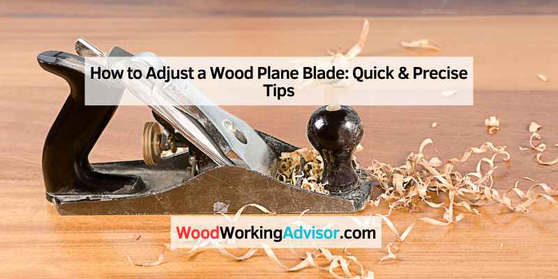 How to Adjust a Wood Plane Blade