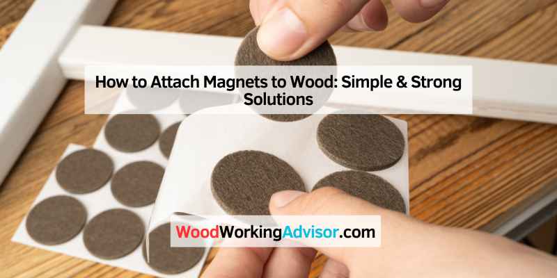 How to Attach Magnets to Wood