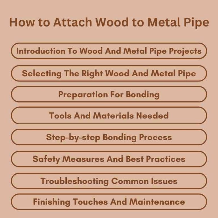 How to Attach Wood to Metal Pipe Secure Bonding Tips Woodworking Advisor