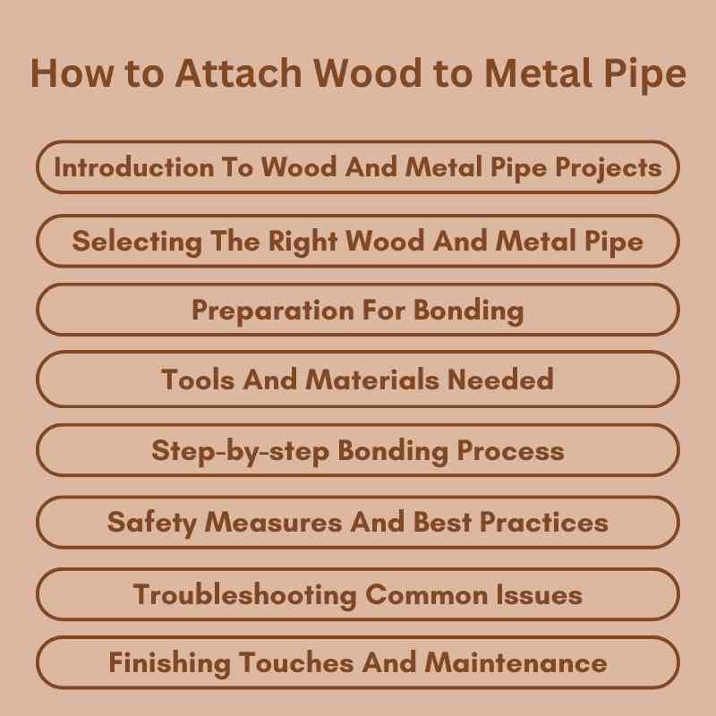 How to Attach Wood to Metal Pipe Secure Bonding Tips Woodworking Advisor
