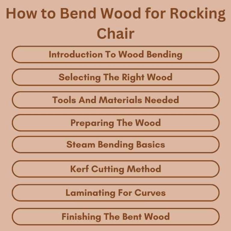 How to Bend Wood for Rocking Chair Easy Techniques Woodworking Advisor