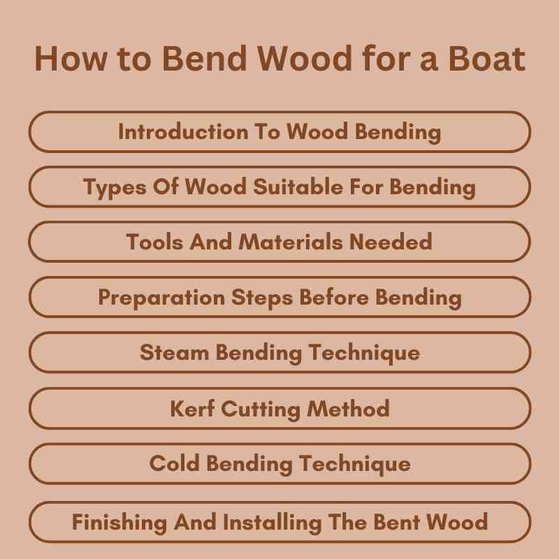 How to Bend Wood for a Boat