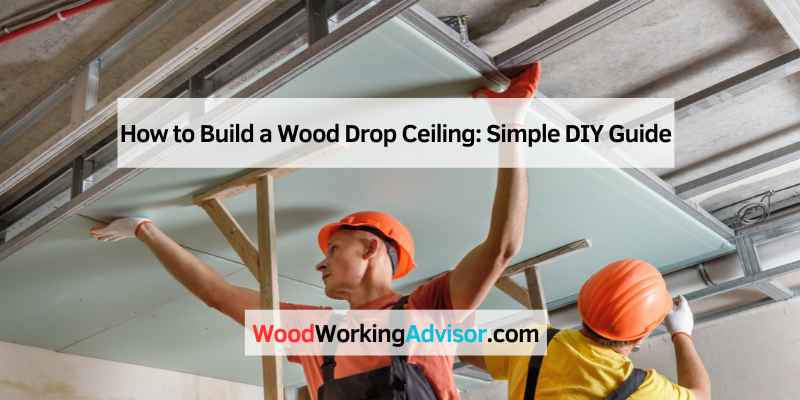 How to Build a Wood Drop Ceiling