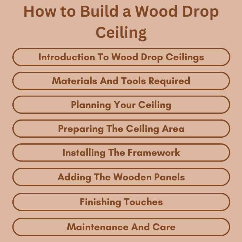 How to Build a Wood Drop Ceiling