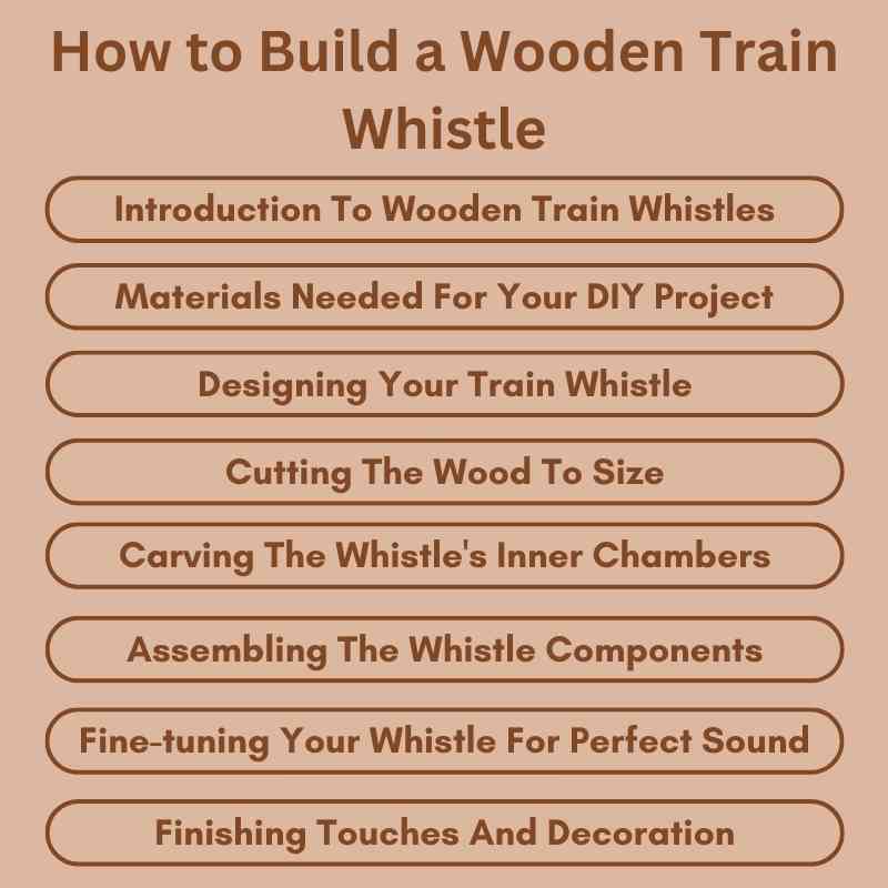 How to Build a Wooden Train Whistle Easy DIY Guide Woodworking Advisor