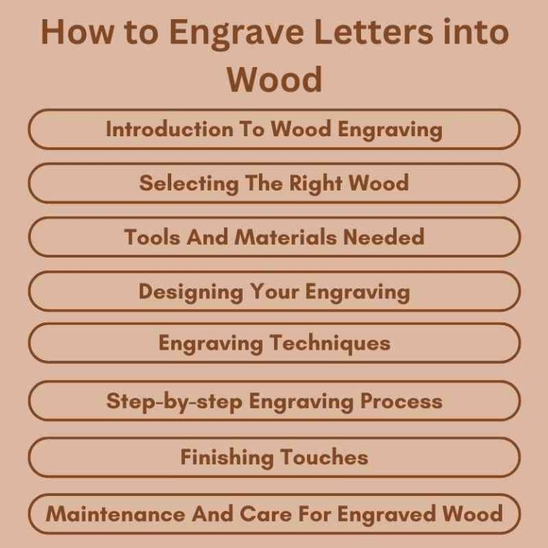 How to Engrave Letters into Wood A DIY Guide Woodworking Advisor