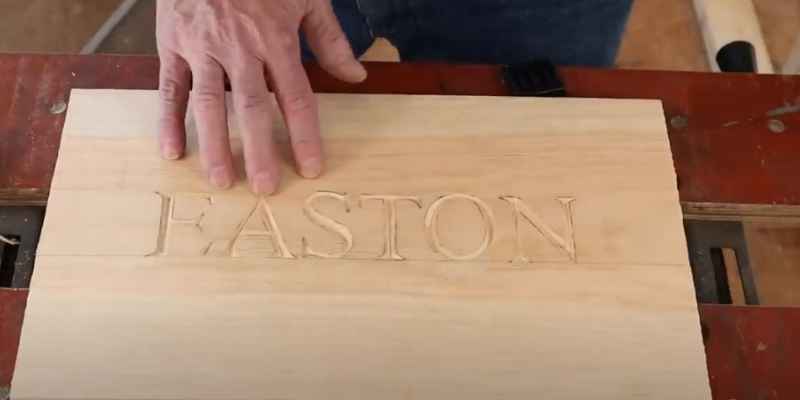 How to Etch Letters in Wood