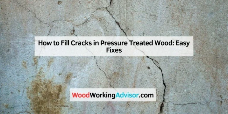 How to Fill Cracks in Pressure Treated Wood