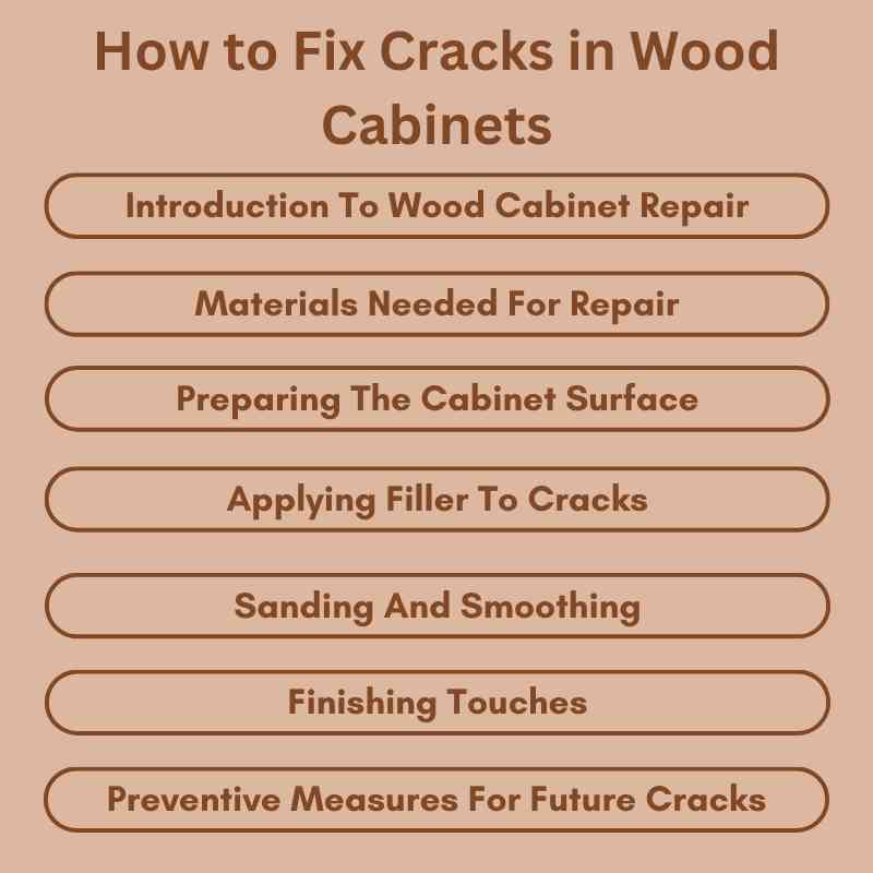 How to Fix Cracks in Wood Cabinets