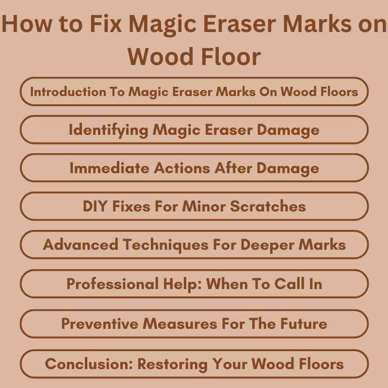 How to Fix Magic Eraser Marks on Wood Floor Quick Tips Woodworking