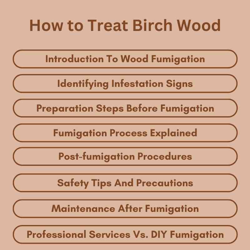 How to Fumigate Wood