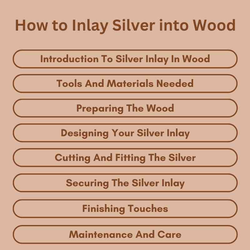 How to Inlay Silver into Wood