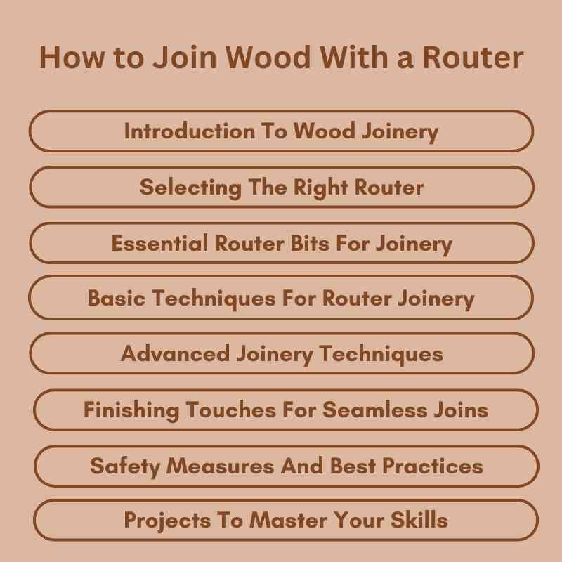 How to Join Wood With a Router