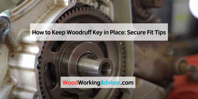 How to Keep Woodruff Key in Place