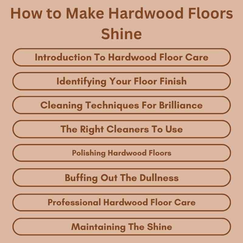 How to Make Hardwood Floors Shine