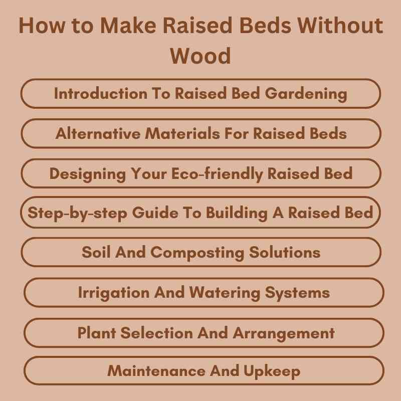 How to Make Raised Beds Without Wood